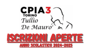 Iscrizioni Anno Scolastico 2024 2025 CPIA 3 Torino